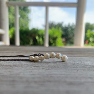 Beautiful Sterling Silver and Pearl Necklace